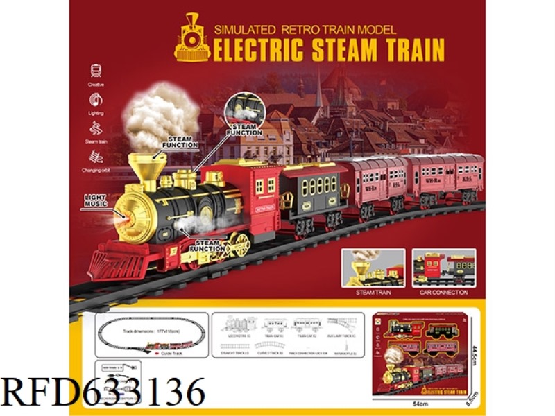 CLASSIC STEAM CHARGING RAIL TRAIN
