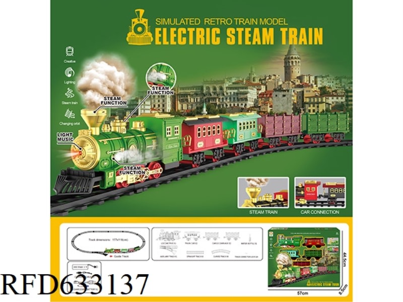 CLASSIC STEAM CHARGING RAIL TRAIN