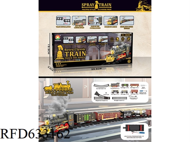 CLASSIC STEAM CHARGING RAIL TRAIN