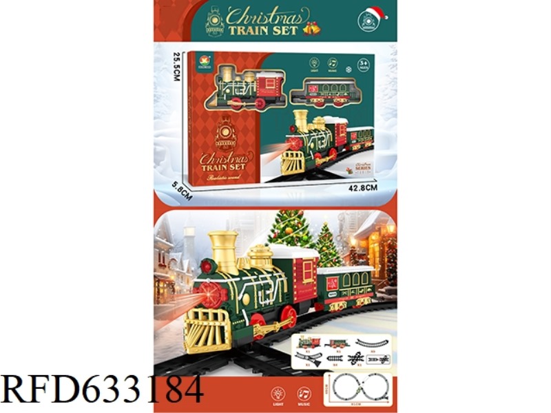 CLASSIC ELECTRIC RAIL TRAIN (CHRISTMAS MODEL)