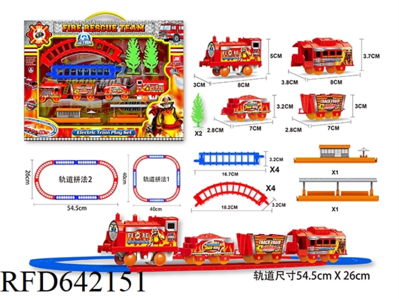 ELECTRIC FIRE RAIL TRAIN