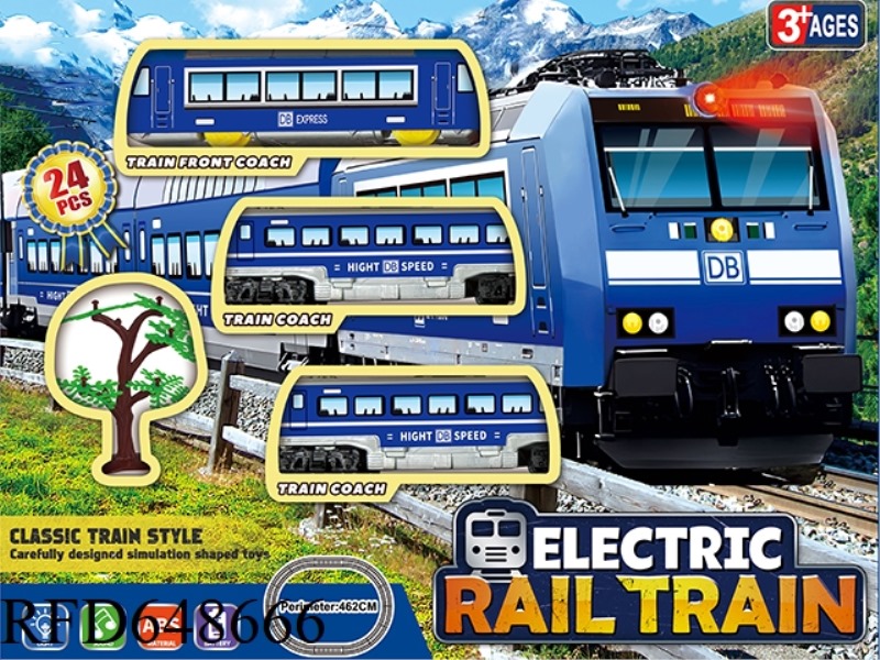 ELECTRIC LIGHT MUSIC HIGH-SPEED RAIL (BLUE)