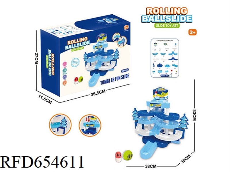 LEVEL 3 - LIGHT MUSIC TUMBLING TRACK 45PCS