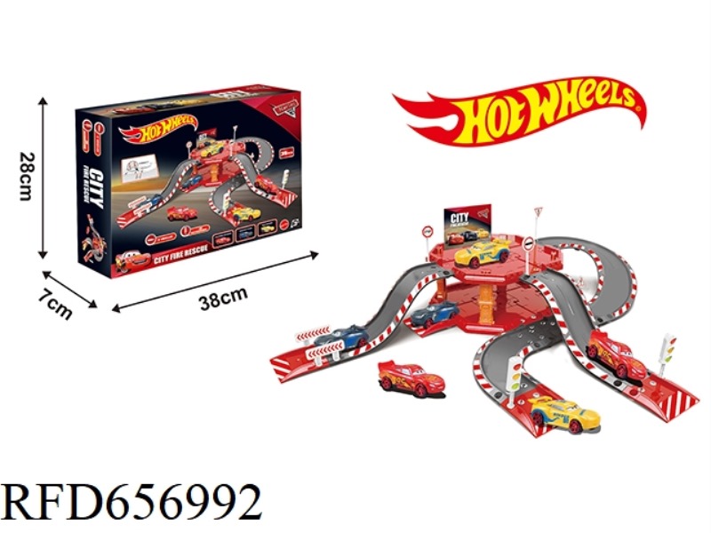 HOT WHEELS ALLOY CAR PARKING LOT