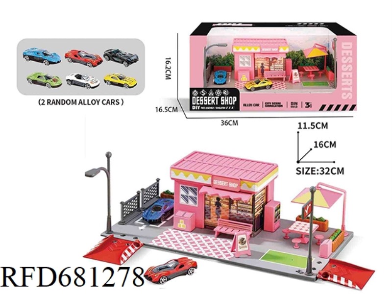 DESSERT SHOP SCENE
