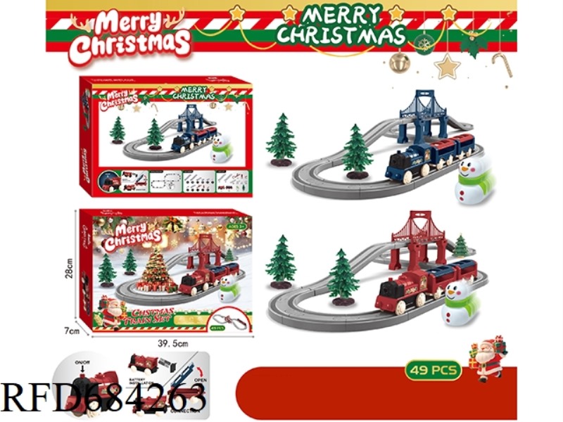 CHRISTMAS ELECTRIC RAIL TRAIN (DIY)