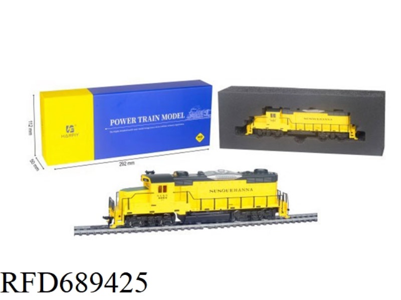 AMERICAN GP-20 DIESEL-ELECTRIC LOCOMOTIVE (14V, COPPER WHEELS, WITH STEERING KNUCKLES COUPLER INSTAL
