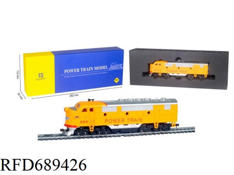 UNION PACIFIC FP-7 INTERNAL COMBUSTION ENGINE TRAIN OF THE UNITED STATES (14V, COPPER WHEELS, WITH S