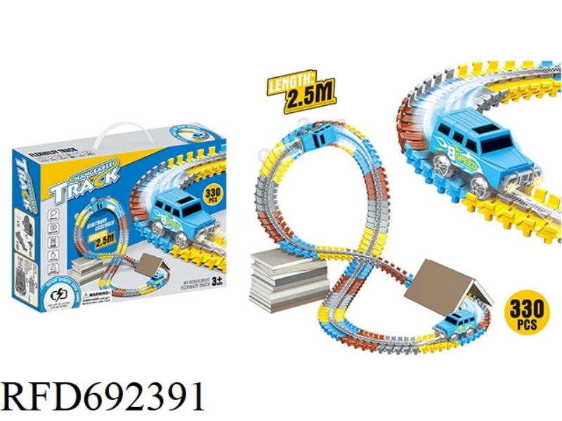 ASSEMBLED RAIL CAR (ELECTRIC) 330PCS