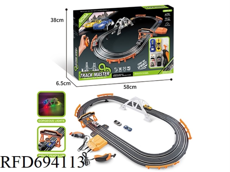 1:64 ELECTRIC RACING TRACK CAR (BATTERY VERSION)