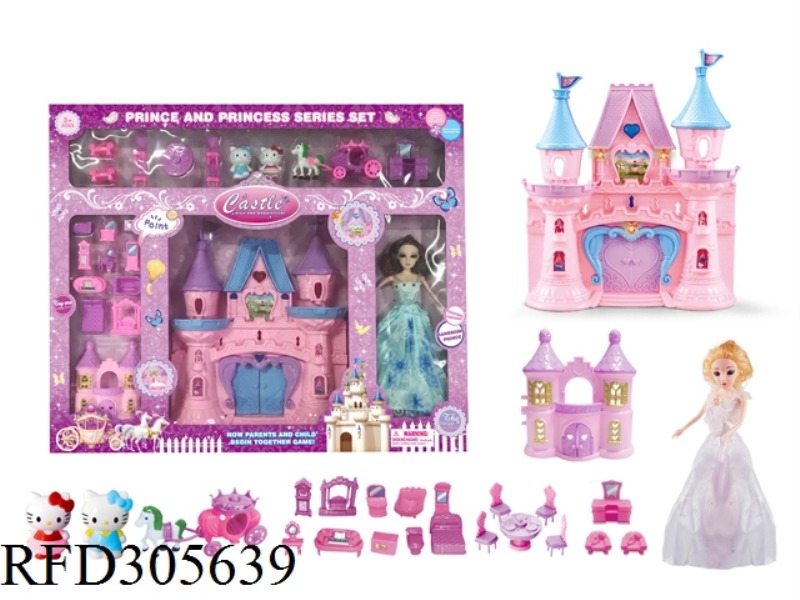 TOWN SET WITH LIHT AND MUSIC