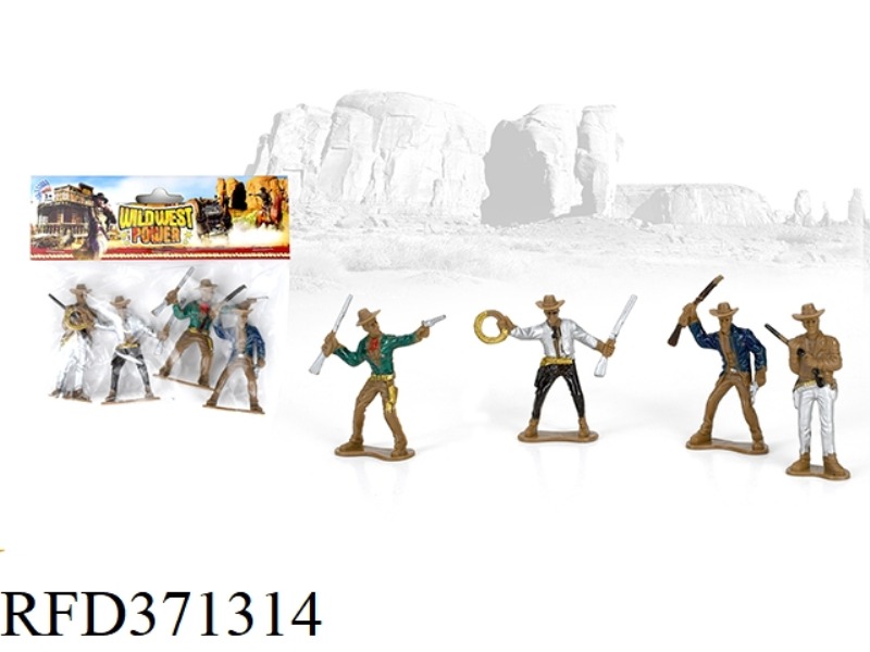 4 WESTERN COWBOYS