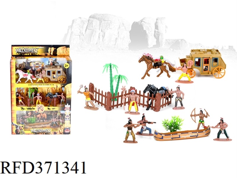 WESTERN CARRIAGE PLUS INDIANS PLUS ACCESSORIES