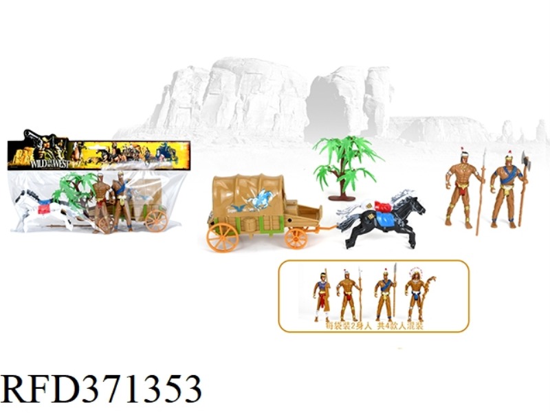 CARRIAGE AND INDIANS