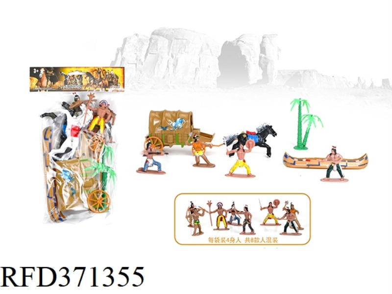 CARRIAGE PLUS INDIANS PLUS ACCESSORIES