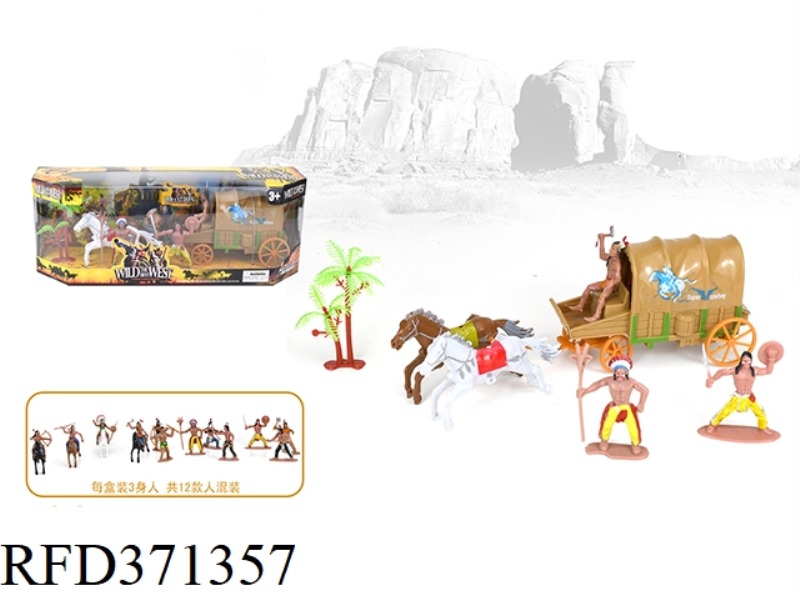 CARRIAGE AND INDIANS