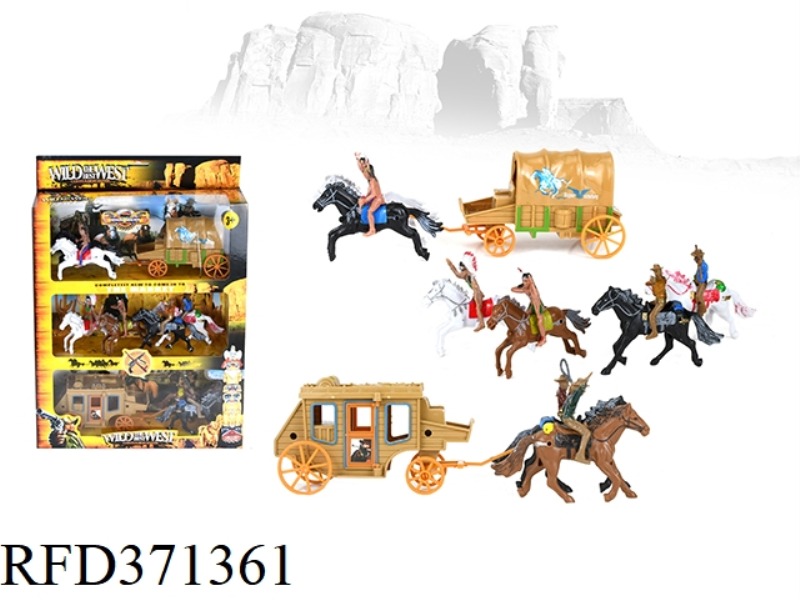 WESTERN CARRIAGE PLUS INDIAN CARRIAGE