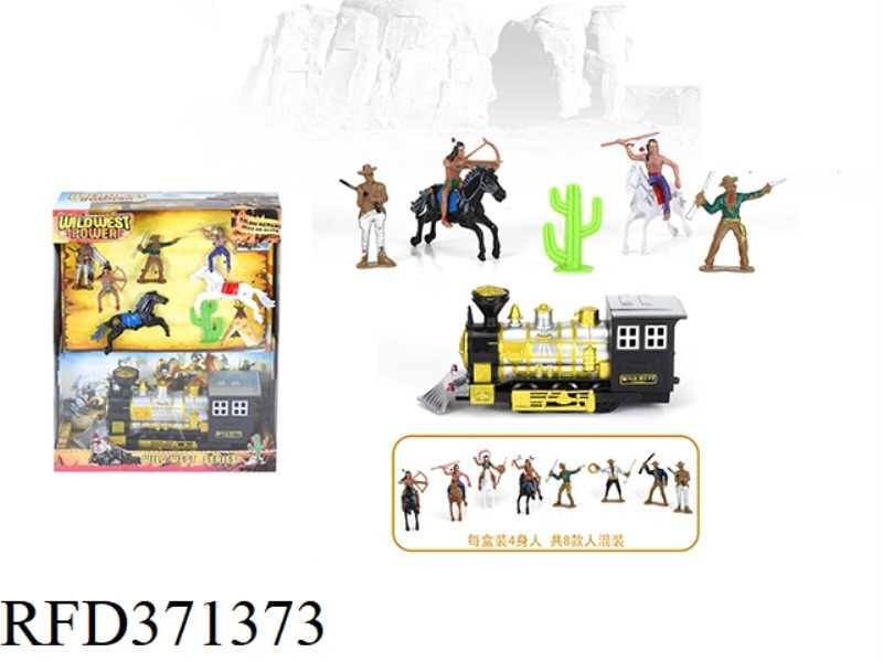 SPRAY PAINT LOCOMOTIVE PLUS WESTERN COWBOY PLUS INDIAN