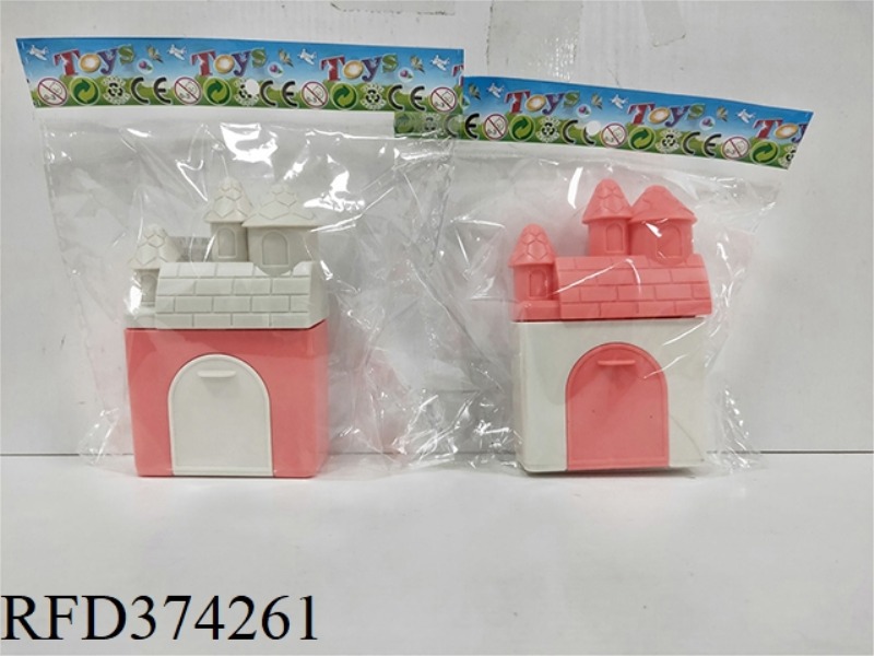 SMALL HOUSE PLAY HOUSE DECORATION SUGAR VILLA (POWDER)