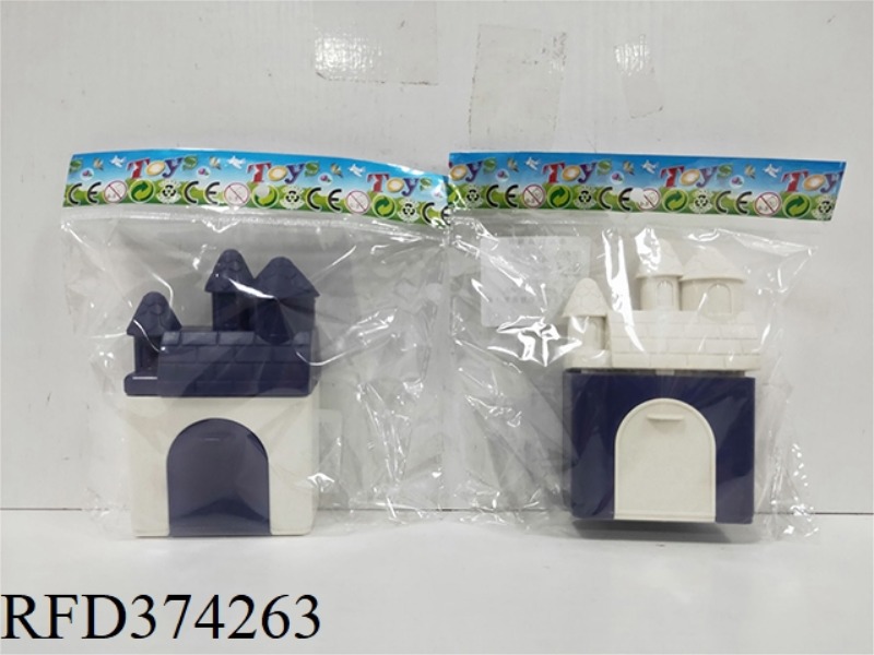 SMALL HOUSE PLAY HOUSE DECORATION SUGAR VILLA (DARK BLUE)