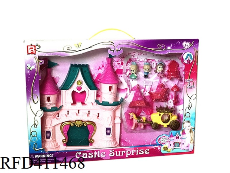 CASTLE WITH MUSIC AND LIGHTS