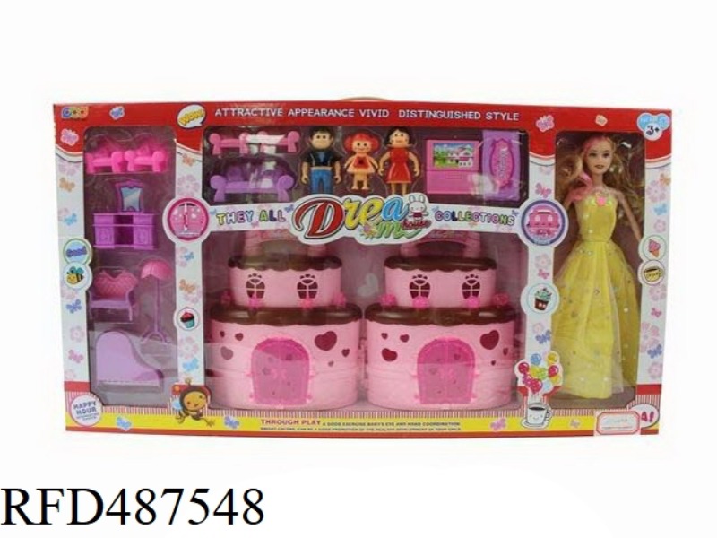 VILLA WITH FURNITURE, REAL BARBIE