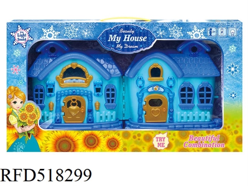 BLUE ICE VILLA WITH LIGHTS/MUSIC