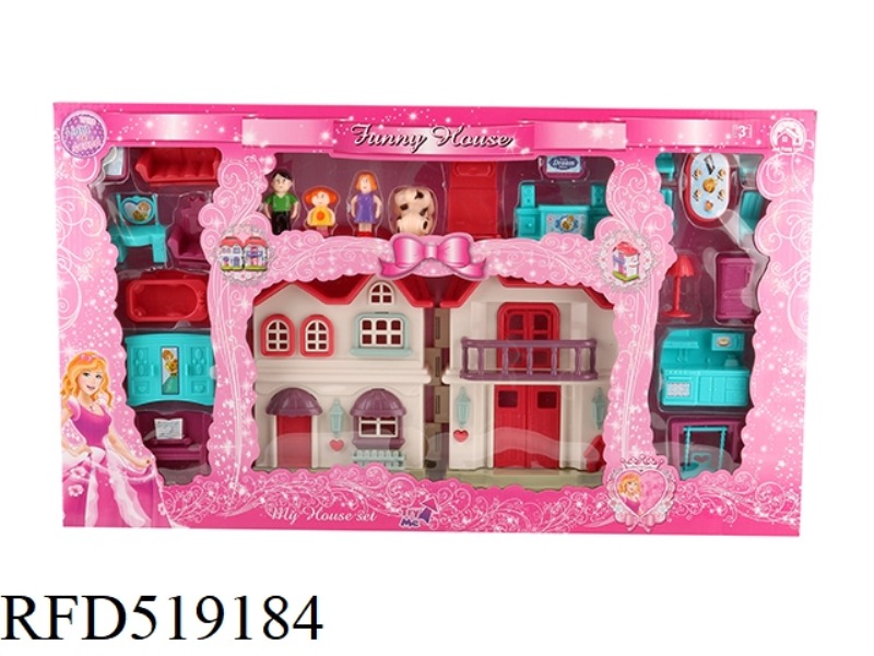 COLORFUL LIGHT VILLA WITH 12 PIECES OF MUSIC (+ CHARACTER FURNITURE)