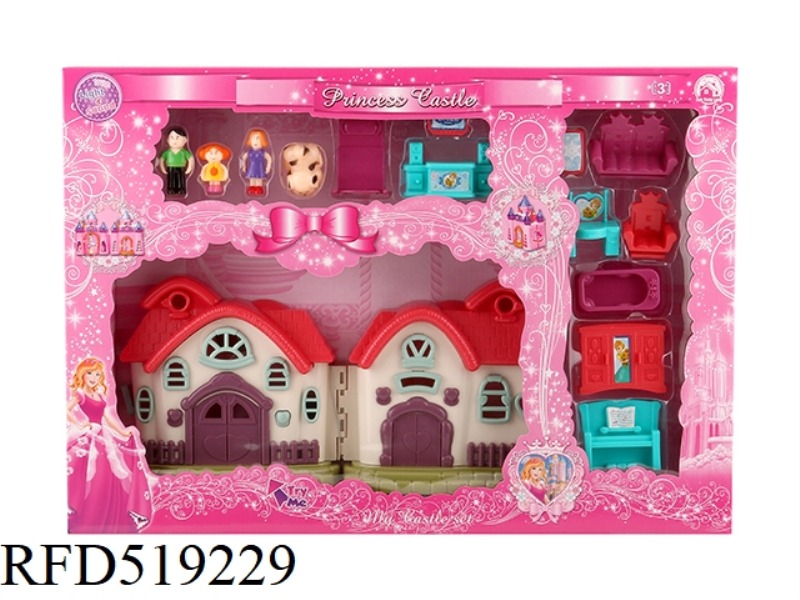 COLORFUL LIGHT VILLA WITH 12 PIECES OF MUSIC (+ FURNITURE + CHARACTERS)