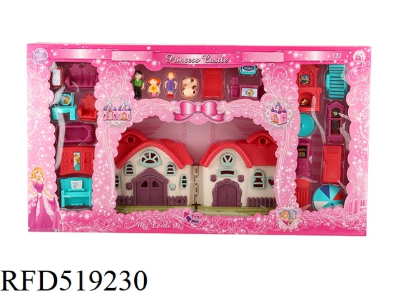 COLORFUL LIGHT VILLA WITH 12 PIECES OF MUSIC (+ FURNITURE + CHARACTERS)