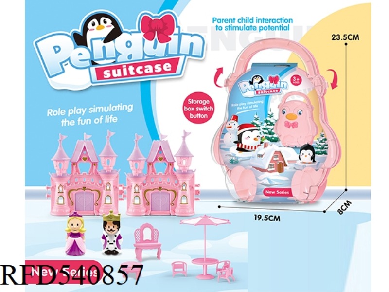 BOXES AND SUITCASES WITH CASTLES, PRINCESSES AND KINGS
