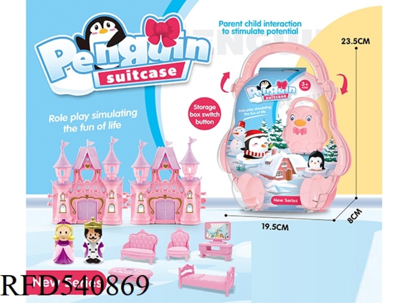 BOXES AND SUITCASES WITH CASTLES, PRINCESSES AND KINGS