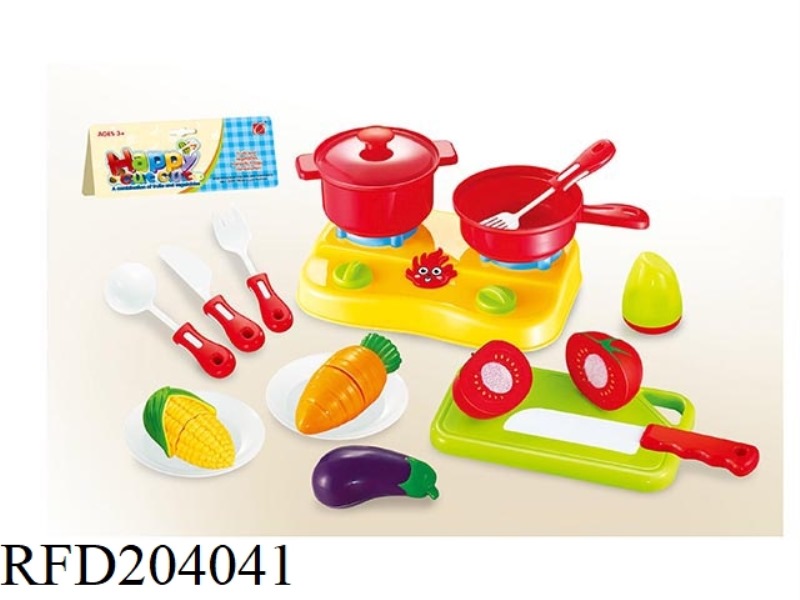 CAN CHOP FRUIT VEGETABLE WITH STOVE SET 17PCS