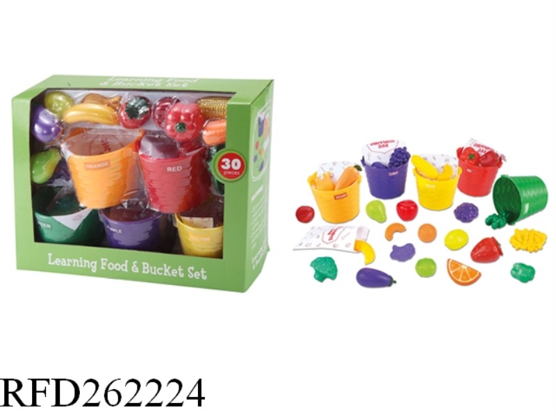LEARNING FOOD BUCKET SET