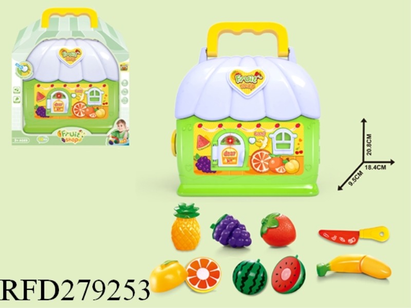 FRUIT ACCEPT HOUSE WITH LIGHT AND MUSIC(INCLUDE BATTERY)14PCS