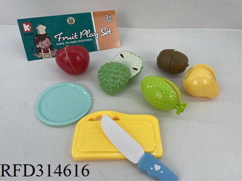 FRUIT PLAY SET 8PCS