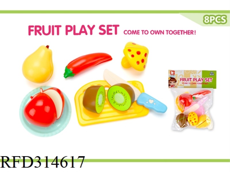 FRUIT PLAY SET 8PCS