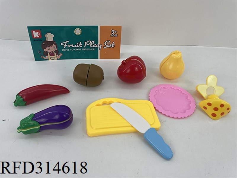 FRUIT PLAY SET  9PCS