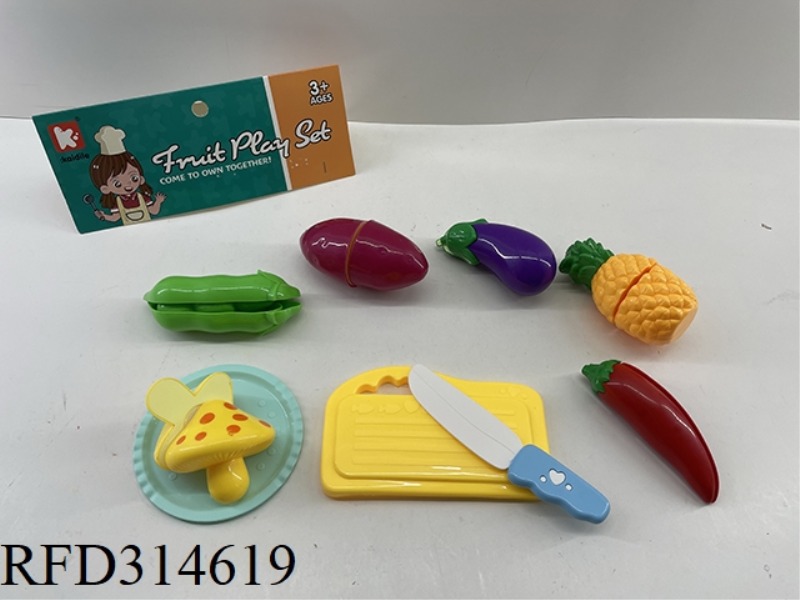 FRUIT PLAY SET  9PCS