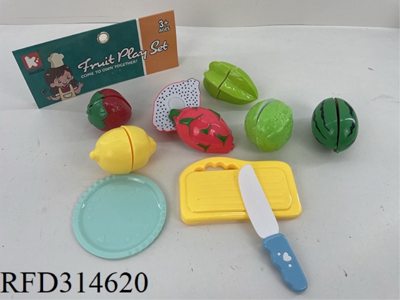 FRUIT PLAY SET 9PCS