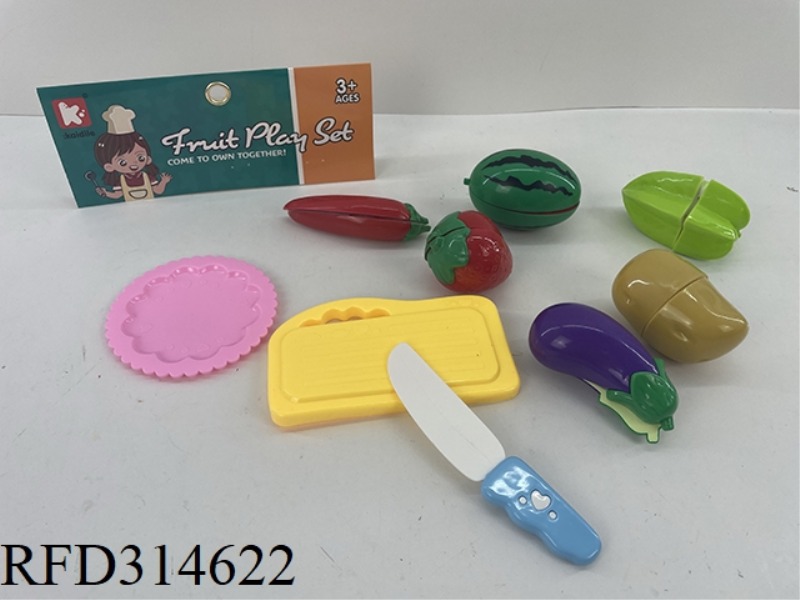 FRUIT PLAY SET  9PCS