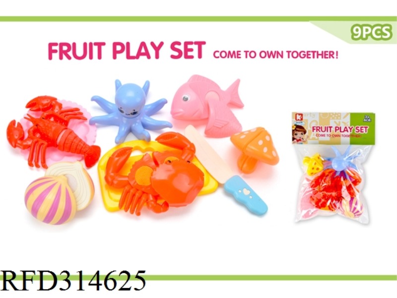 FRUIT PLAY SET 9PCS