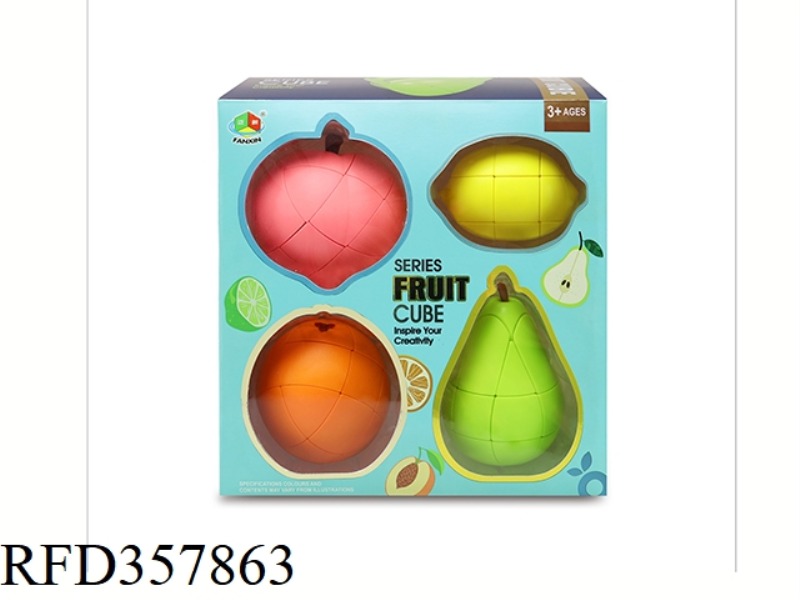 4-PIECE FRUIT SET