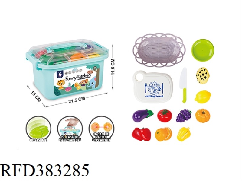 22 PIECES OF FRUIT/VEGETABLE CUTS
