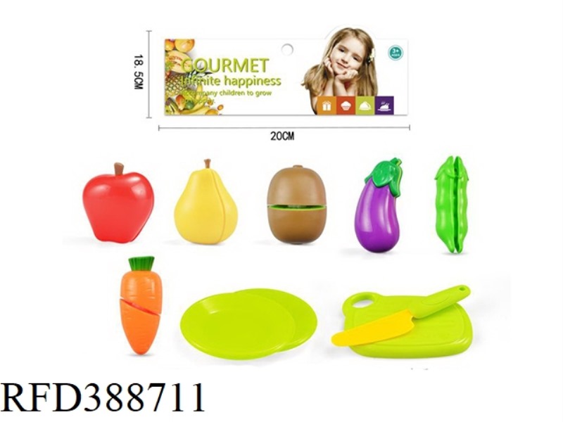 VEGETABLES AND FRUITS CUTLERY 10PCS