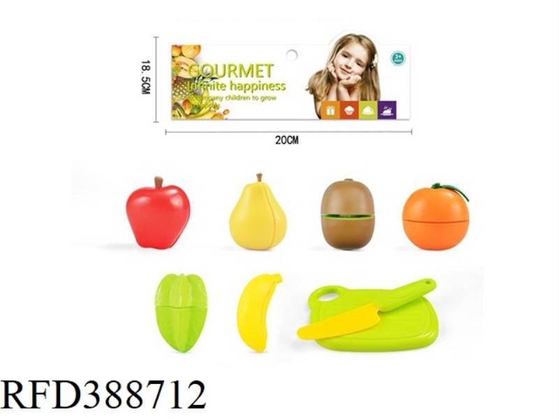 FRUITS AND VEGETABLES 8PCS