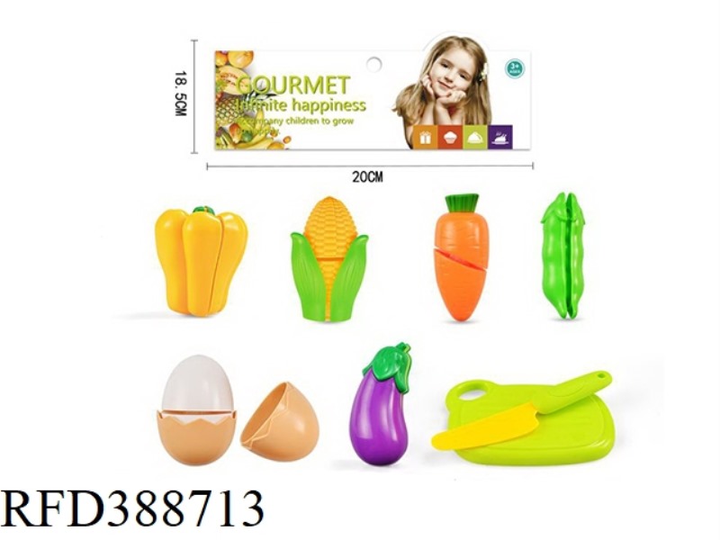 FRUITS AND VEGETABLES 8PCS