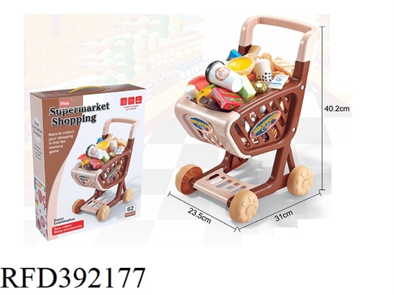 COLOR BOX SHOPPING CART WITH DESSERT