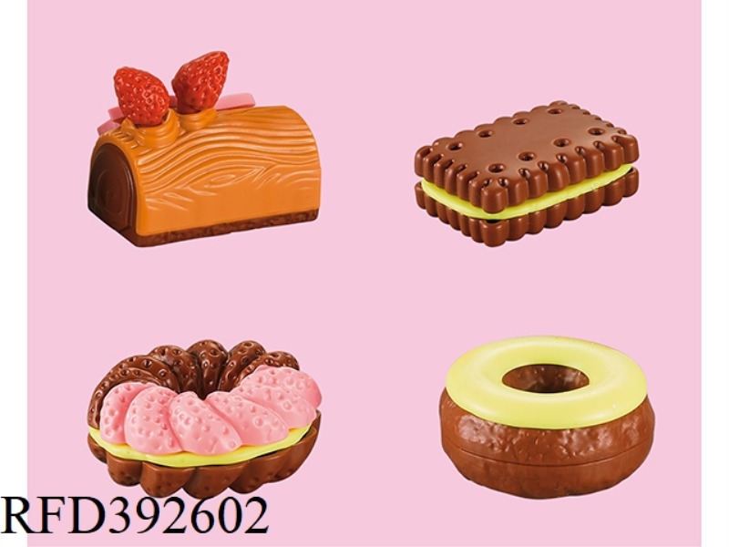BUILDING BLOCKS BISCUIT DONUT ACCESSORY PACK 15PCS