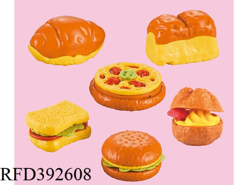 BUILDING BLOCKS BREAD BURGER PIZZA ACCESSORY PACK 25PCS